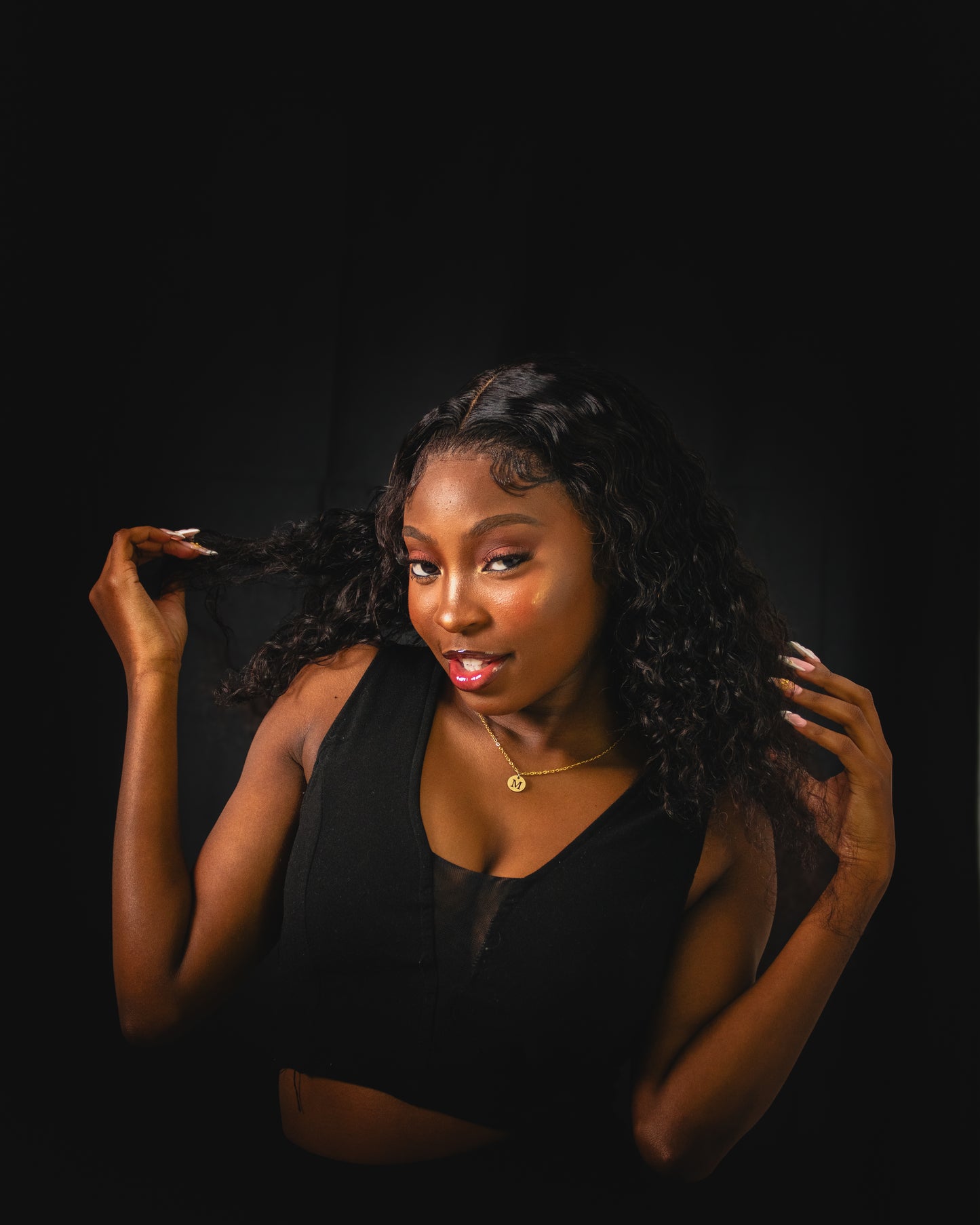 Waterwave curly wig (300% Density)